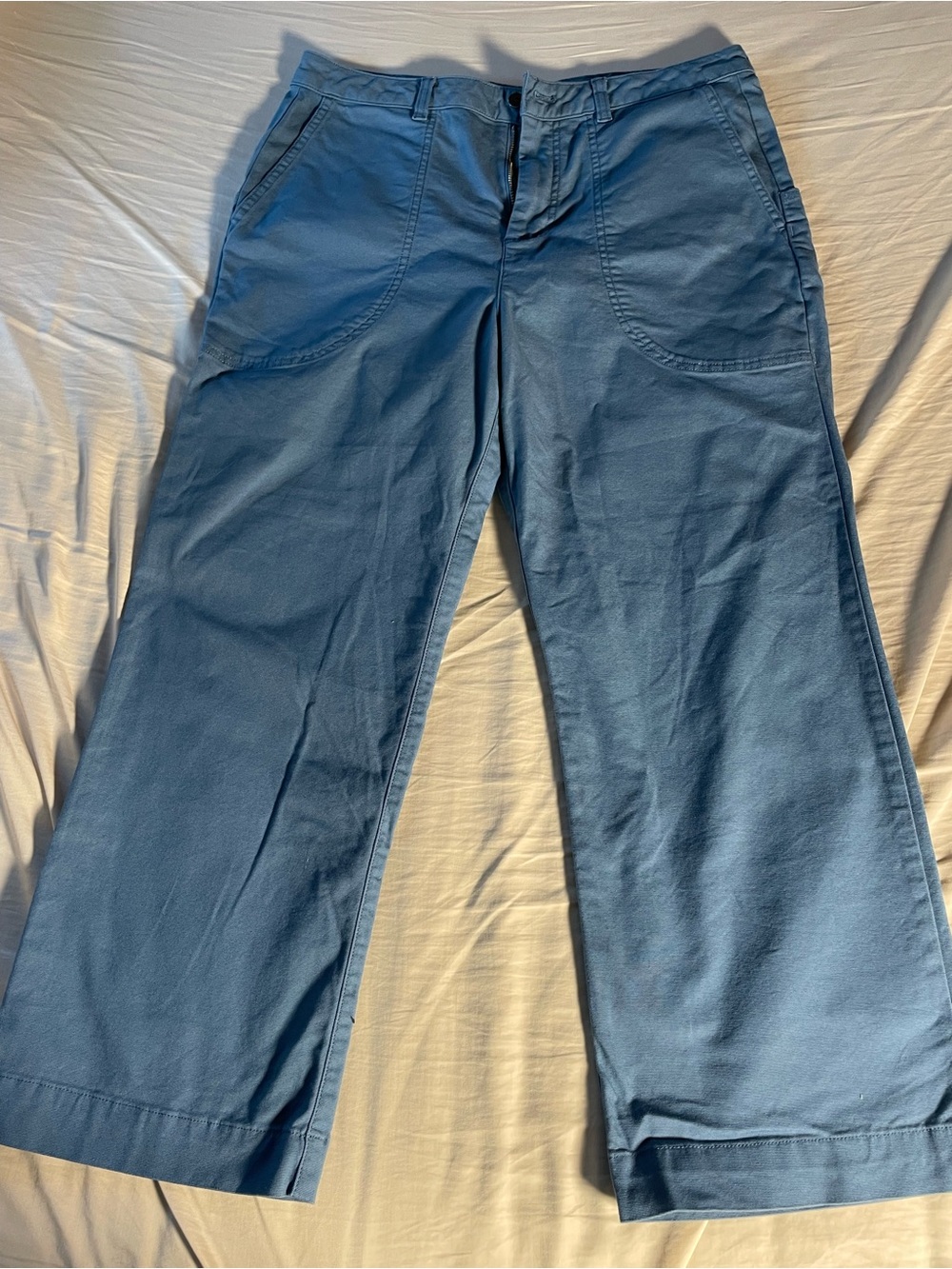 Patagonia Blue Wide-Leg Casual Pants